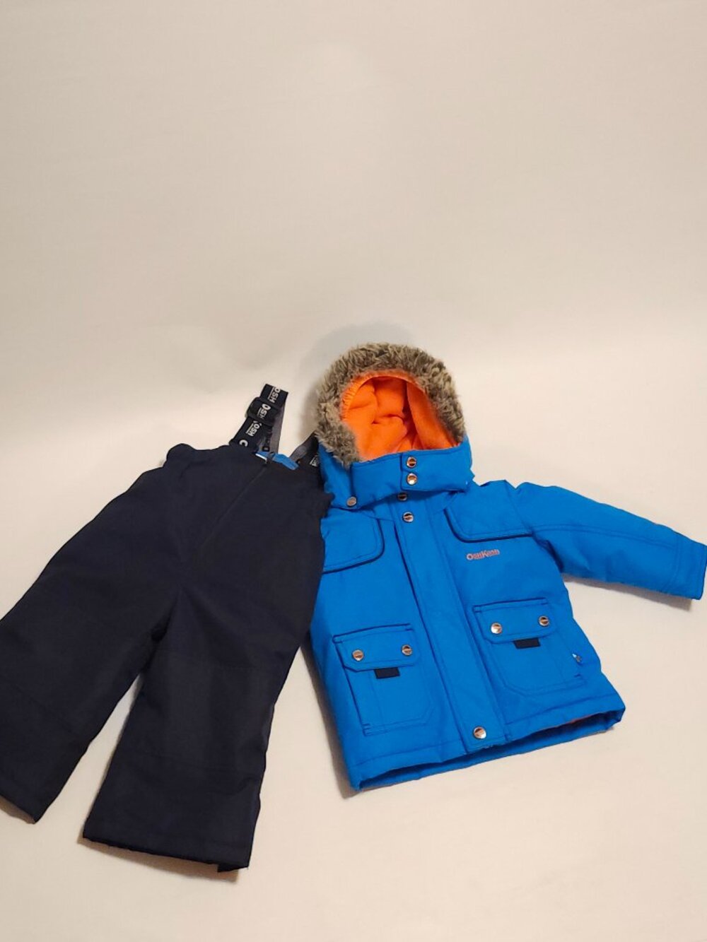 OSH KOSH B'Gosh Snow Suit Toddler BABY 18M Jacket Pants 2 Piece OshKosh BLUE